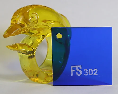 Transparent Acrylic Sheet Blue