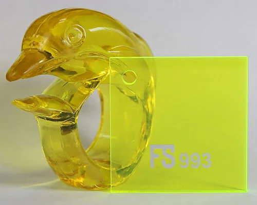 Transparent Color Acrylic Yellow